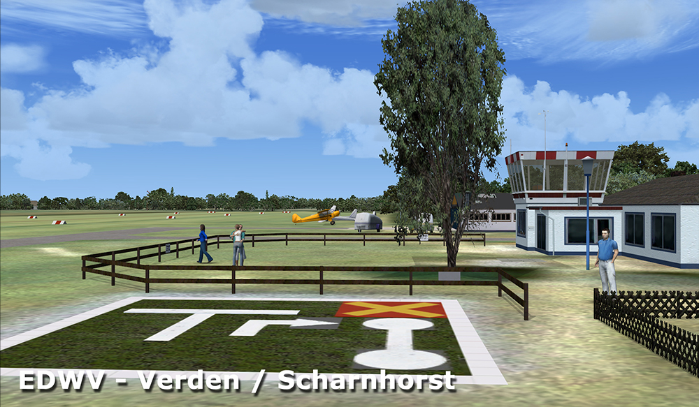 VFR Airfields - Verden-Scharnhorst